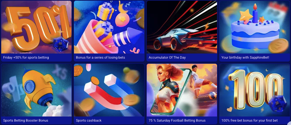 Sapphirebet Promotions